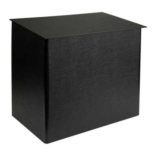Black outside cabinet
