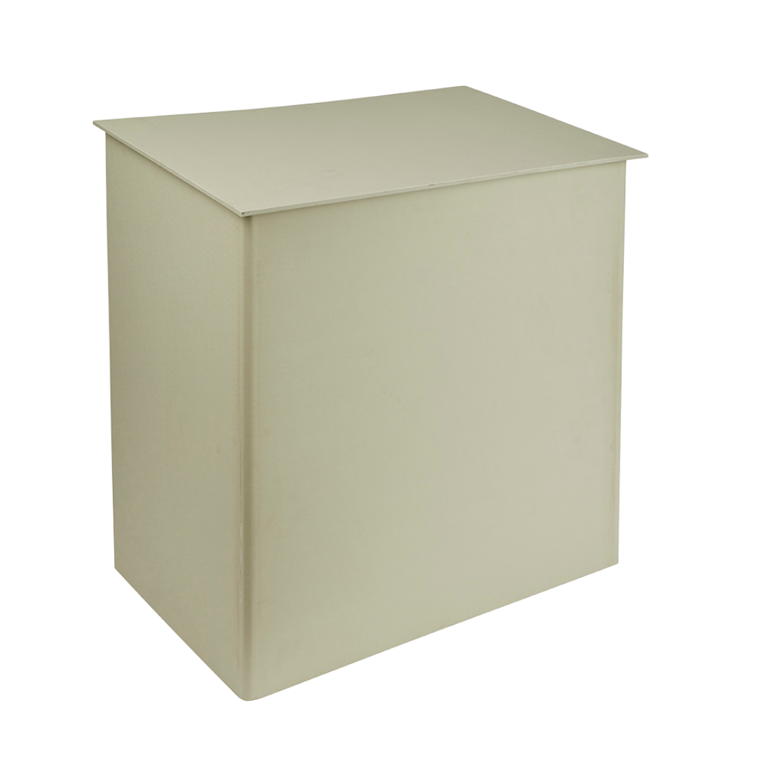 Beige outside cabinet